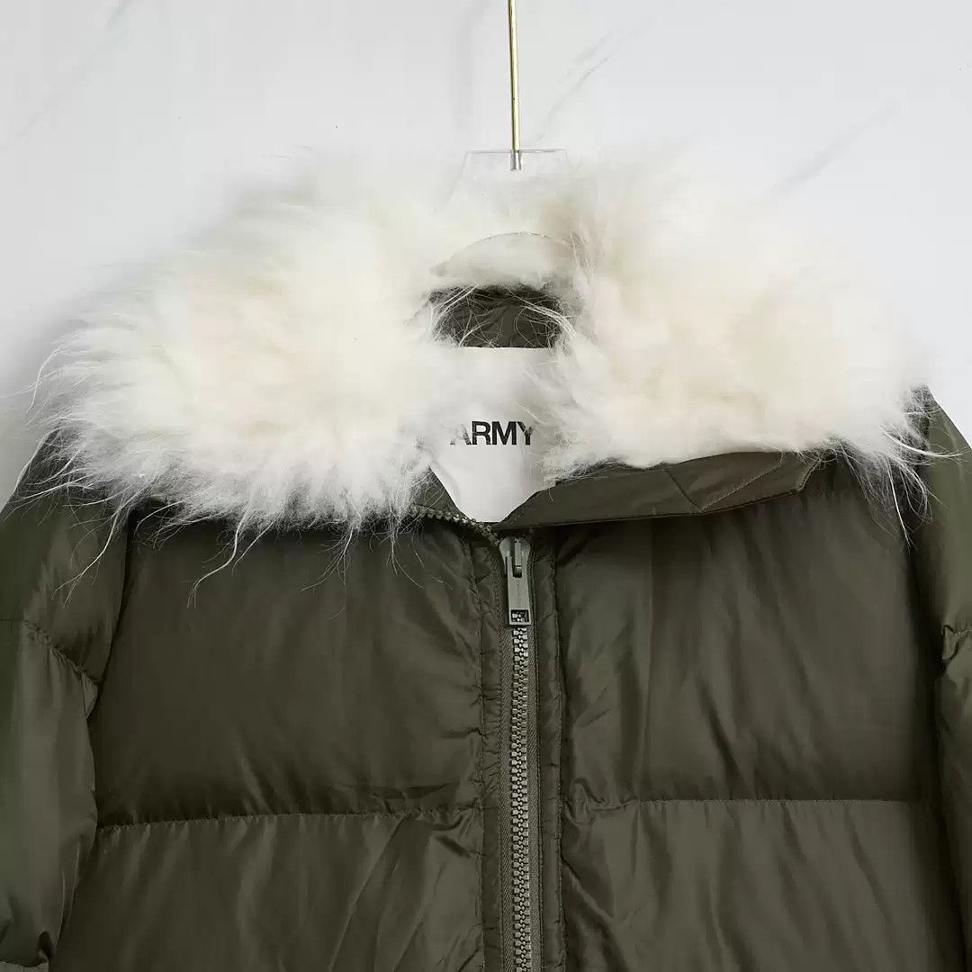 Yves Salomon Yves Salomon Women's Fur Collar Puffer Size M / US 6-8 / IT 42-44 - 2 Thumbnail