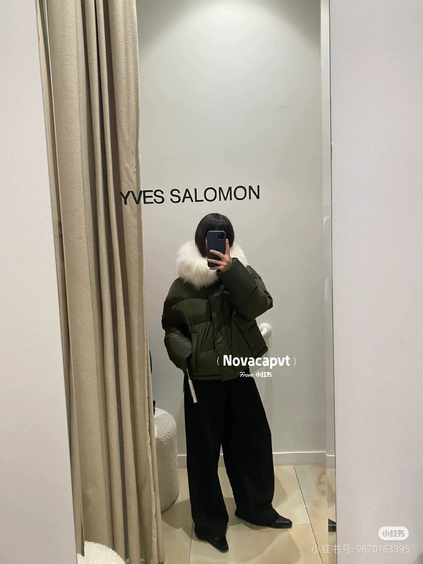 Yves Salomon Yves Salomon Women's Fur Collar Puffer Size M / US 6-8 / IT 42-44 - 8 Thumbnail