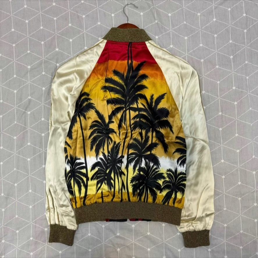 Saint Laurent Paris Saint Laurent Palm Tree Jacket Size US M / EU 48-50 / 2 - 2 Thumbnail