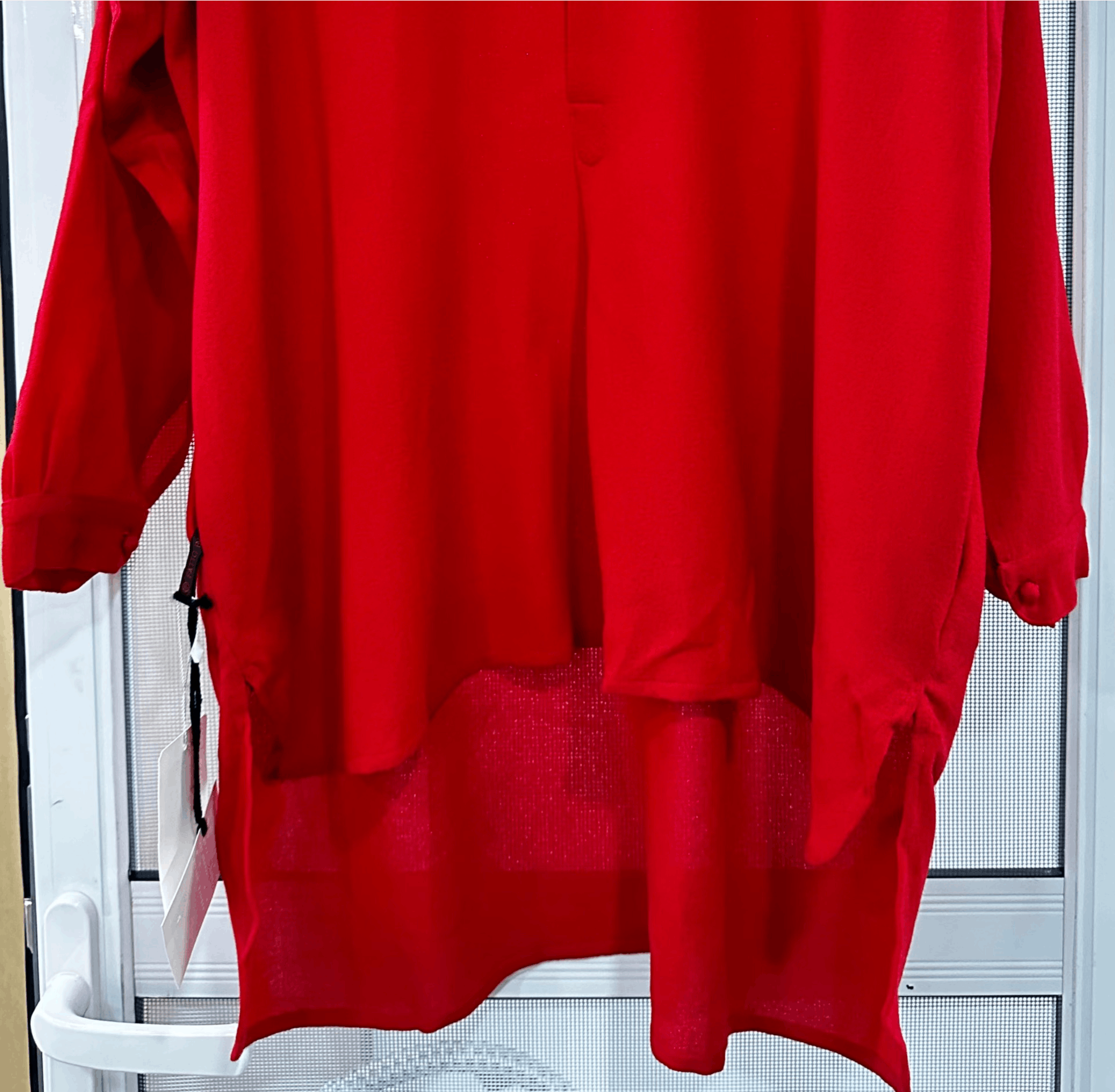 Daniela Gregis Daniela Gregis Women's Red Wool Shirt Size M / US 6-8 / IT 42-44 - 4 Thumbnail
