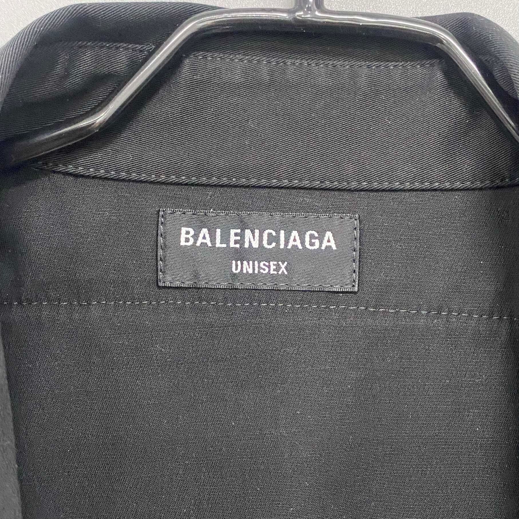 Balenciaga Balenciaga Racing Logo Three-Quarter Sleeve Shirt Size US M / EU 48-50 / 2 - 4 Thumbnail