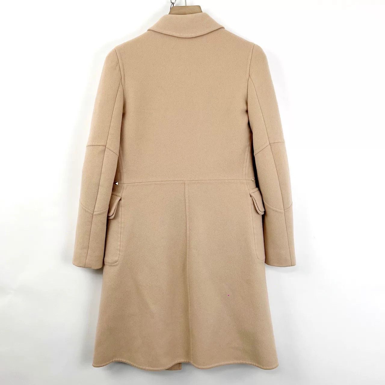 Valentino Valentino Long Beige Wool Coat Size M / US 6-8 / IT 42-44 - 2 Thumbnail