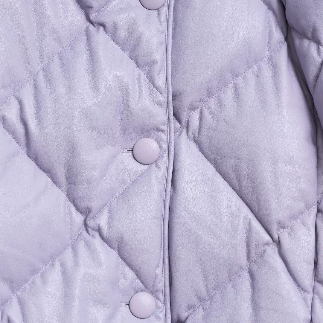 IENKI IENKI IENKI IENKI Women's Lapel Plaid Down Jacket Size M / US 6-8 / IT 42-44 - 4 Thumbnail