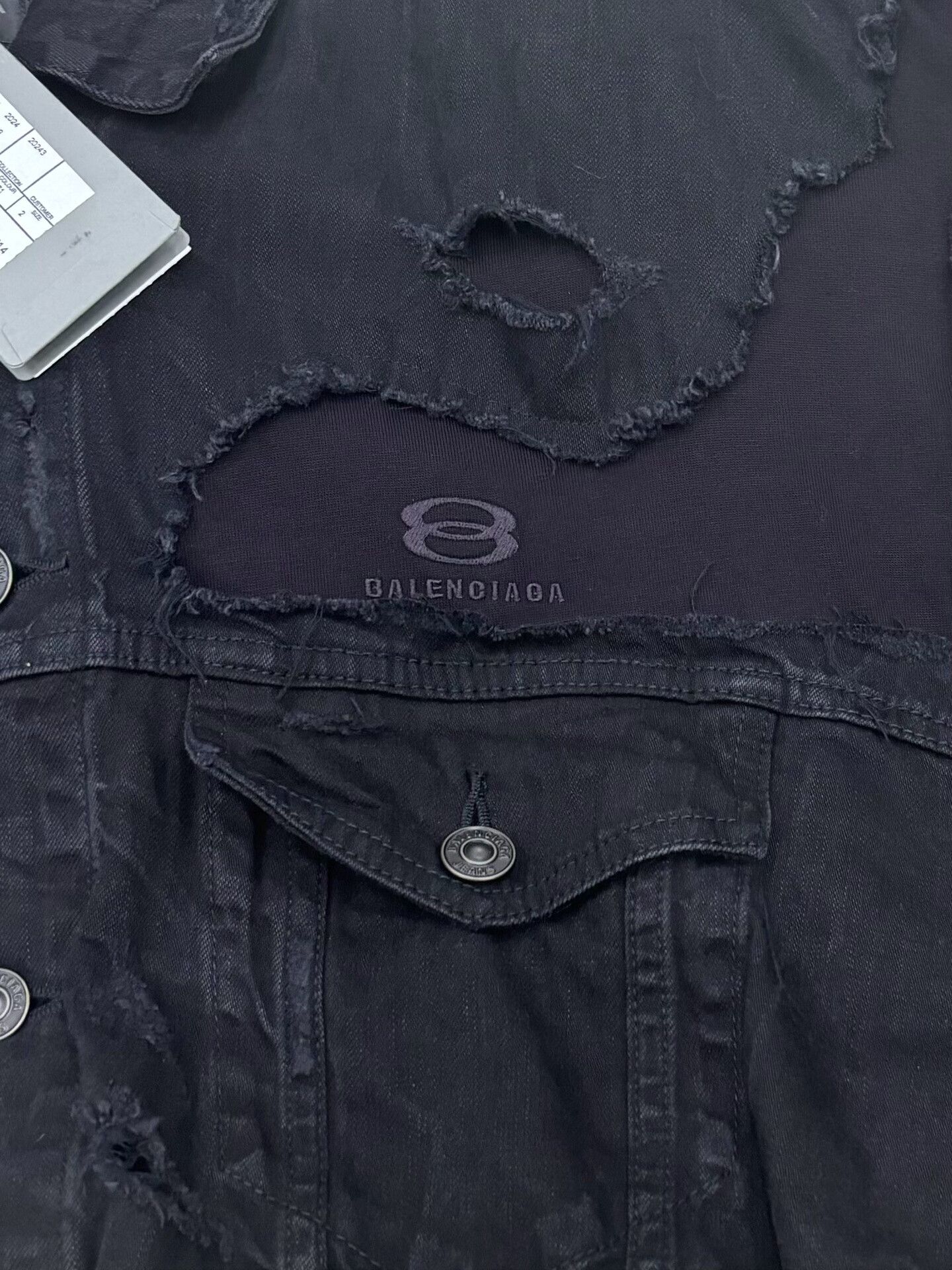 Balenciaga Balenciaga Black Lapel Single-Button Loose Jacket Size US M / EU 48-50 / 2 - 3 Thumbnail