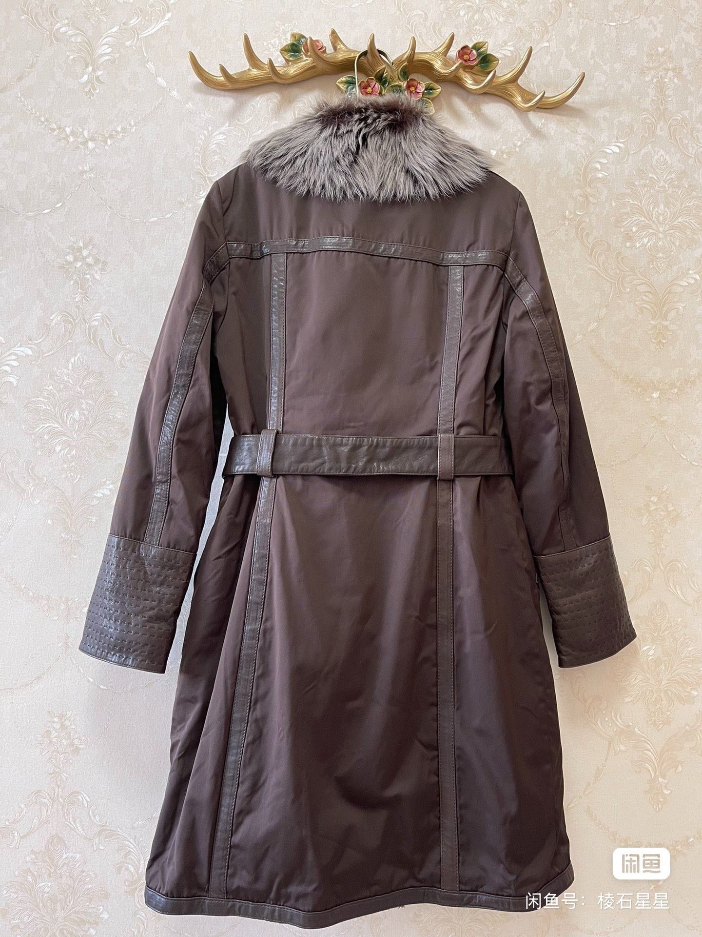 Escada ESCADA Dark Brown Fur Coat Size M / US 6-8 / IT 42-44 - 9 Thumbnail