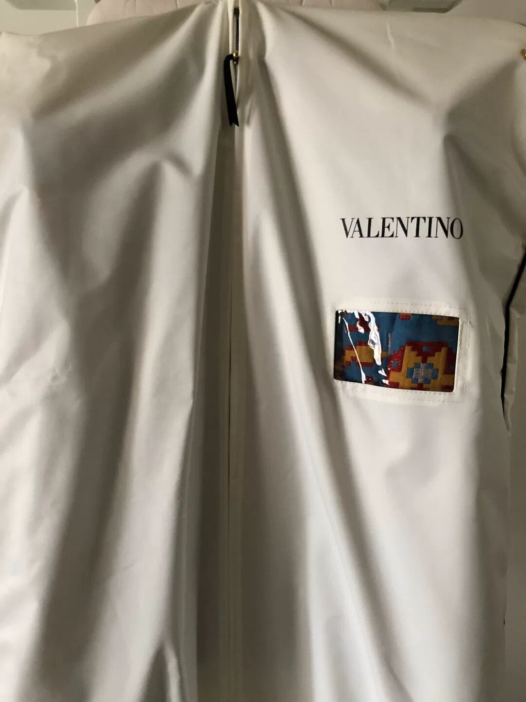 Valentino Valentino Blue Geometric Pattern Coat Size M / US 6-8 / IT 42-44 - 6 Thumbnail