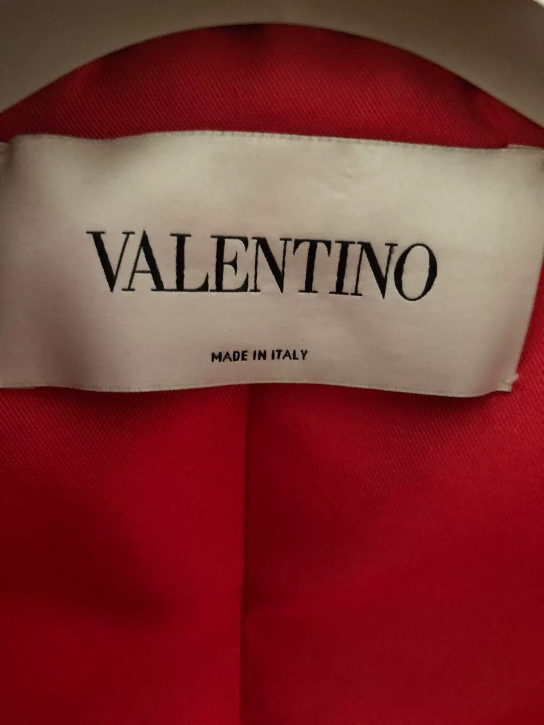 Valentino Valentino Blue Geometric Pattern Coat Size M / US 6-8 / IT 42-44 - 3 Thumbnail
