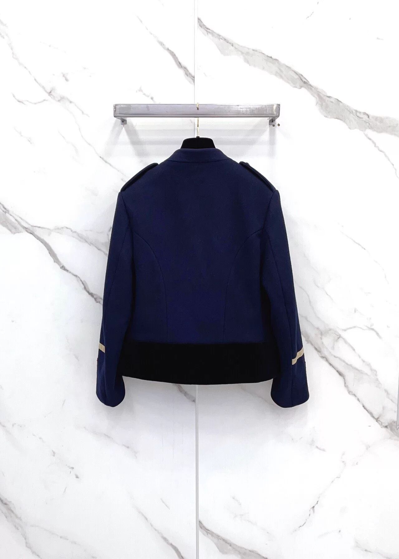 Gucci Gucci Dark Blue Golden Bee Coat Size M / US 6-8 / IT 42-44 - 2 Thumbnail