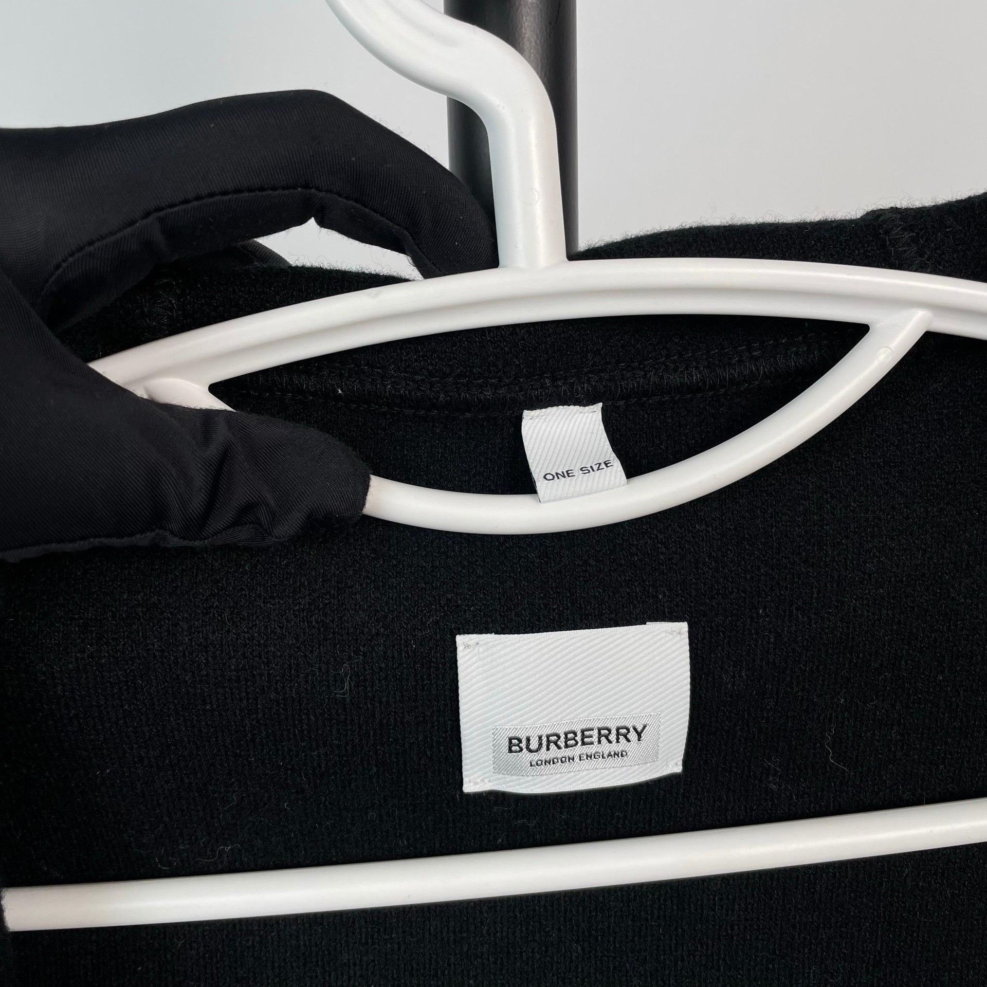 Burberry Burberry Black Hooded Cloak with Back Logo Size M / US 6-8 / IT 42-44 - 8 Thumbnail
