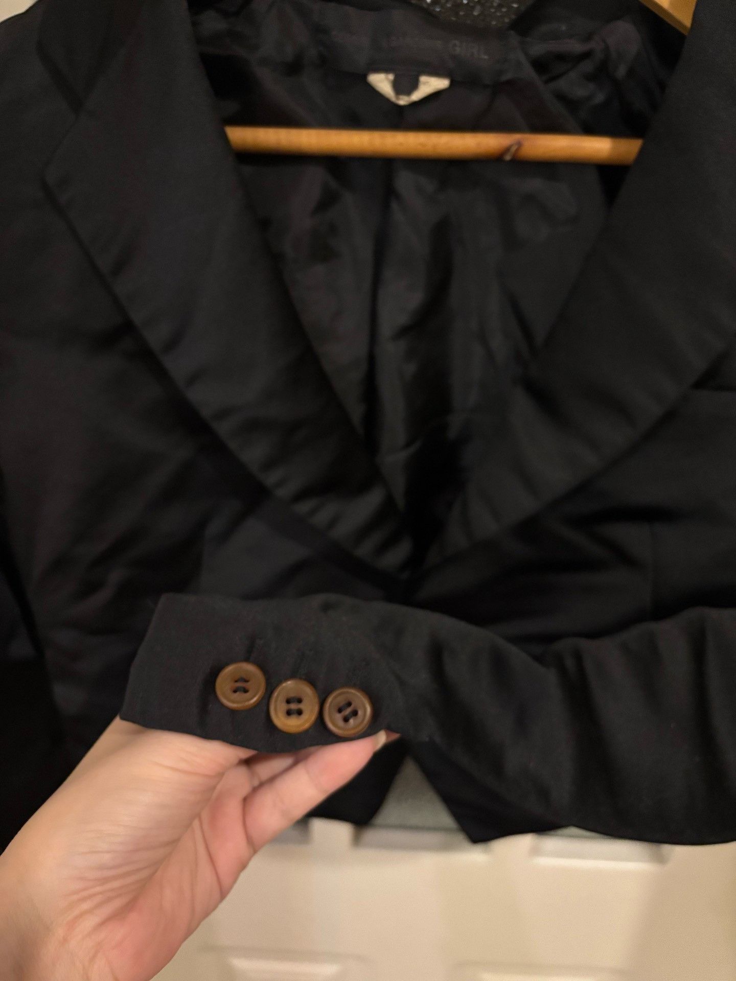 Comme des Garcons Comme des Garçons Cropped Buttoned Jacket Size M / US 6-8 / IT 42-44 - 6 Thumbnail