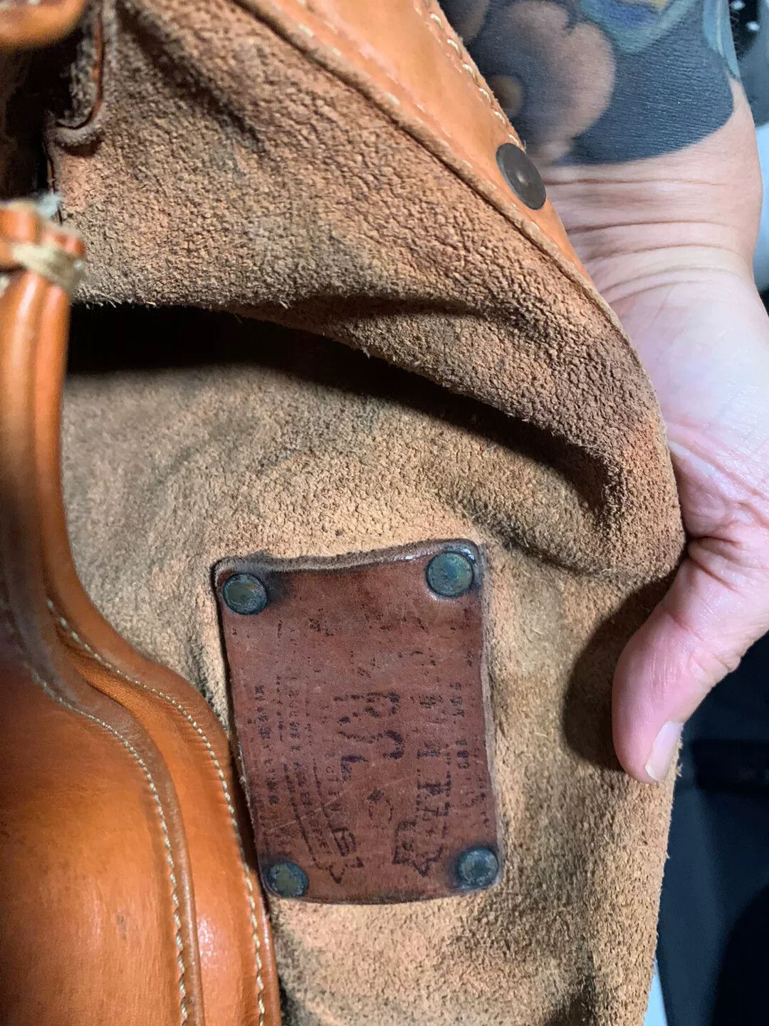 RRL Ralph Lauren RRL Classic Brown Leather Crossbody Bag Size ONE SIZE - 8 Thumbnail