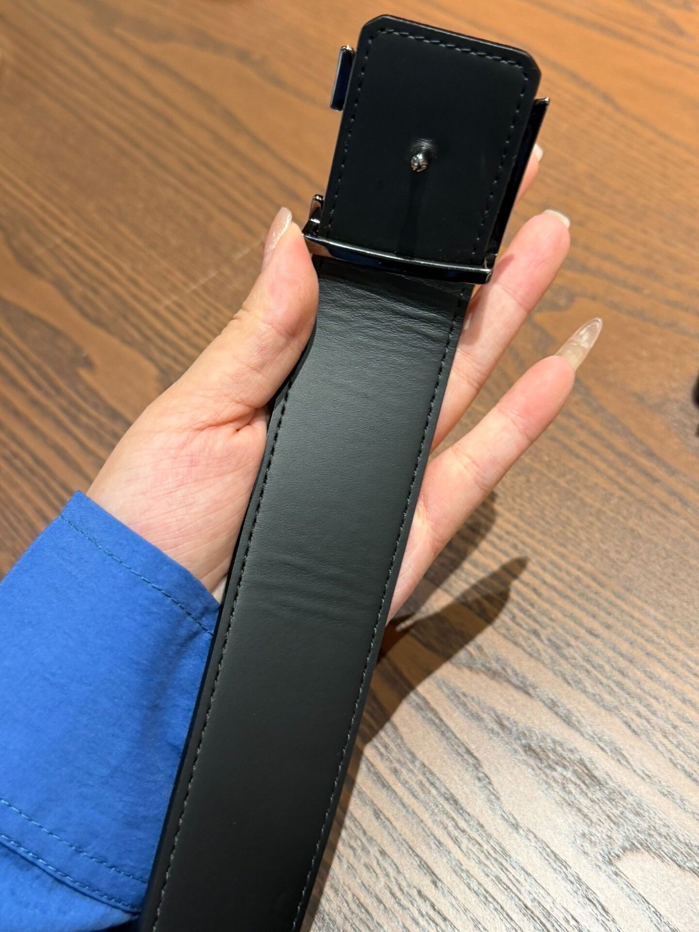Louis Vuitton Louis Vuitton Black Monogram Men's Belt Size ONE SIZE - 6 Thumbnail
