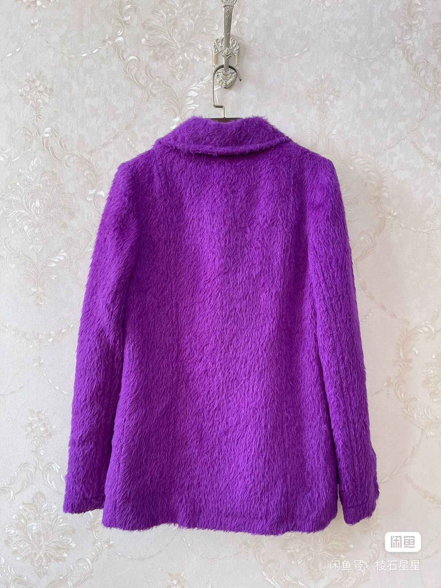 Balenciaga Balenciaga Purple Double-Breasted Coat Size M / US 6-8 / IT 42-44 - 8 Thumbnail
