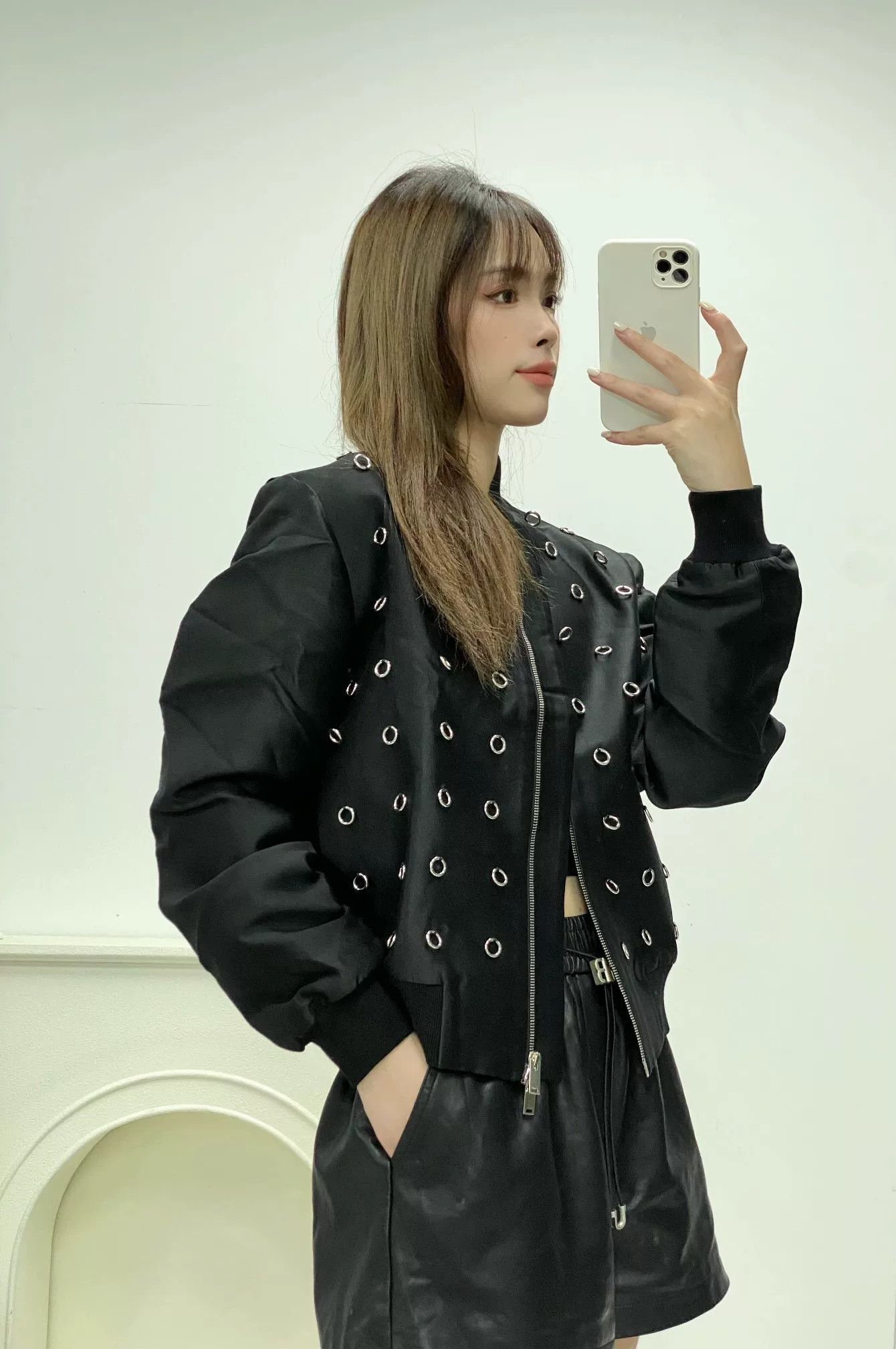 Stella McCartney Stella McCartney Black Metal Ring Jacket Size M / US 6-8 / IT 42-44 - 9 Thumbnail