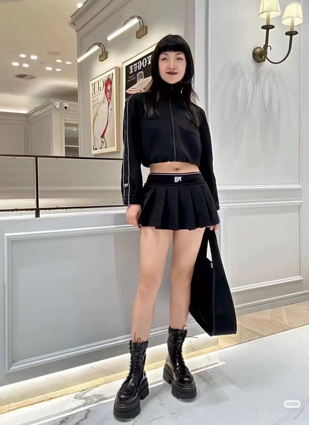 Alexander Wang Alexander Wang Black Striped Cropped Jacket Size M / US 6-8 / IT 42-44 - 9 Thumbnail