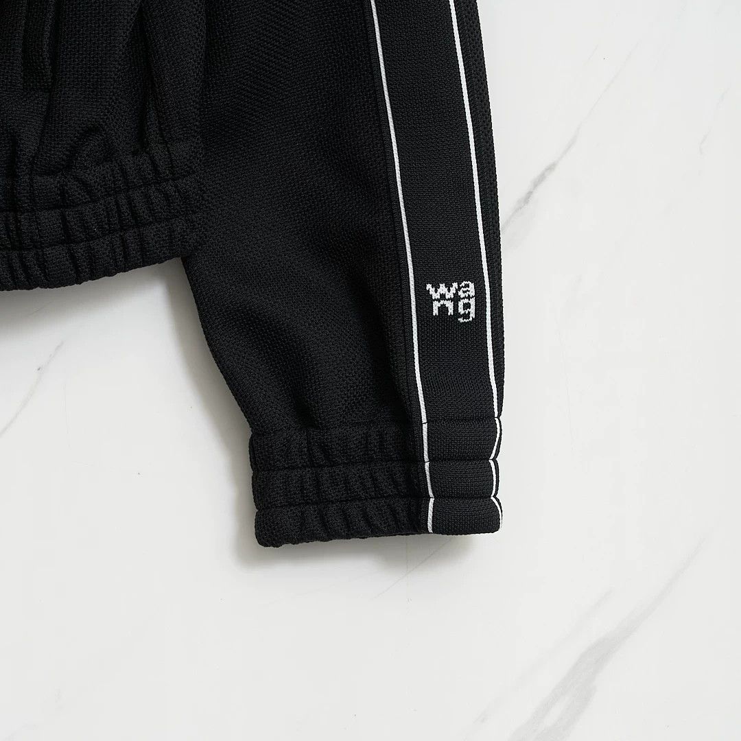 Alexander Wang Alexander Wang Black Striped Cropped Jacket Size M / US 6-8 / IT 42-44 - 3 Thumbnail