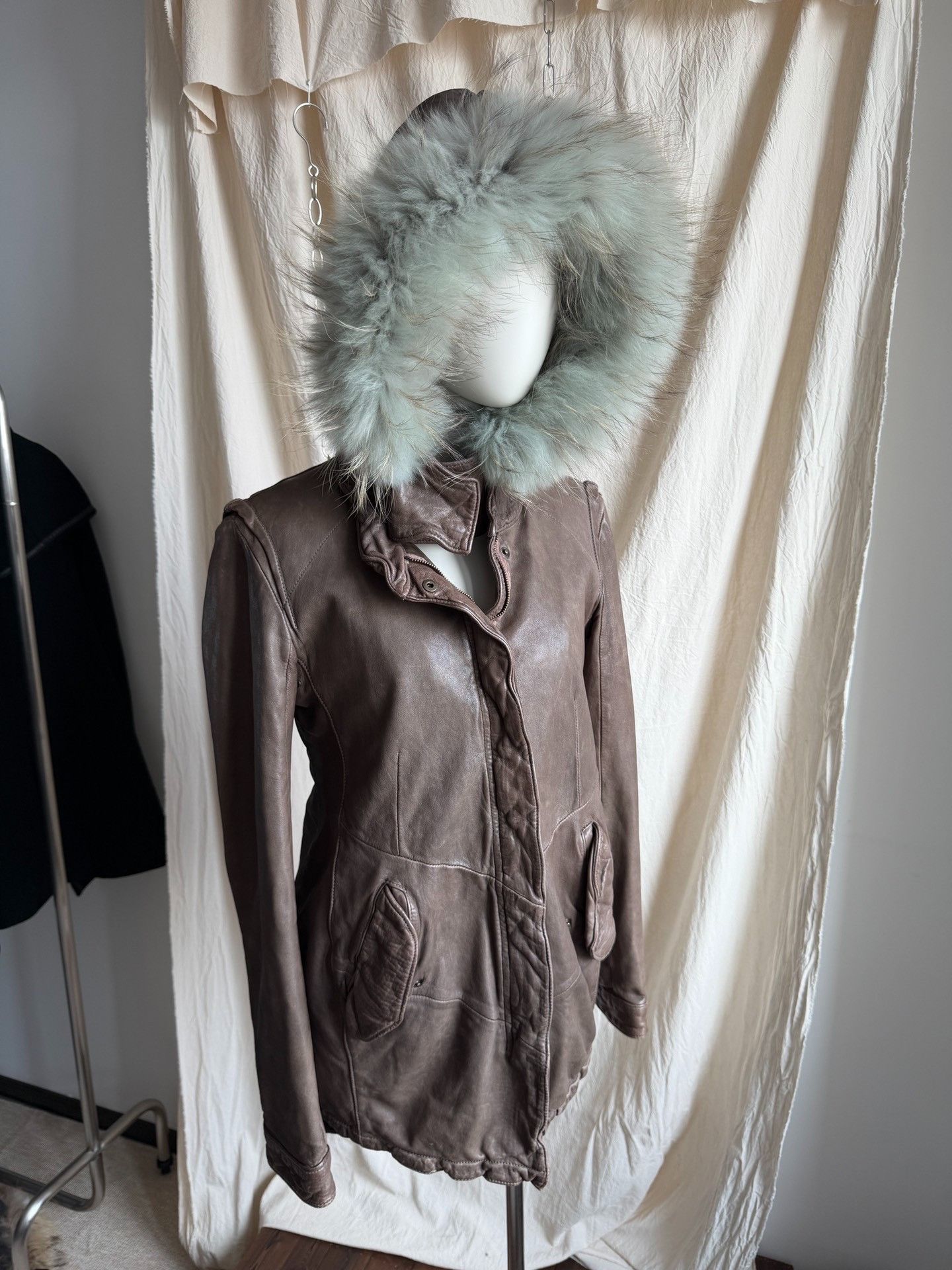 Giorgio Brato Giorgio Brato Distressed Leather Jacket Size M / US 6-8 / IT 42-44 - 3 Thumbnail