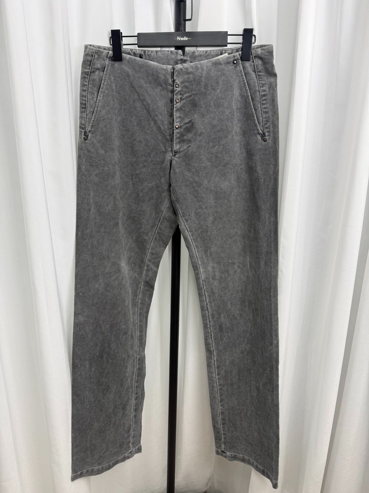 Maison Margiela Maison Margiela 07AW Rivet Moleskin Trousers Size US 31 - 2 Thumbnail