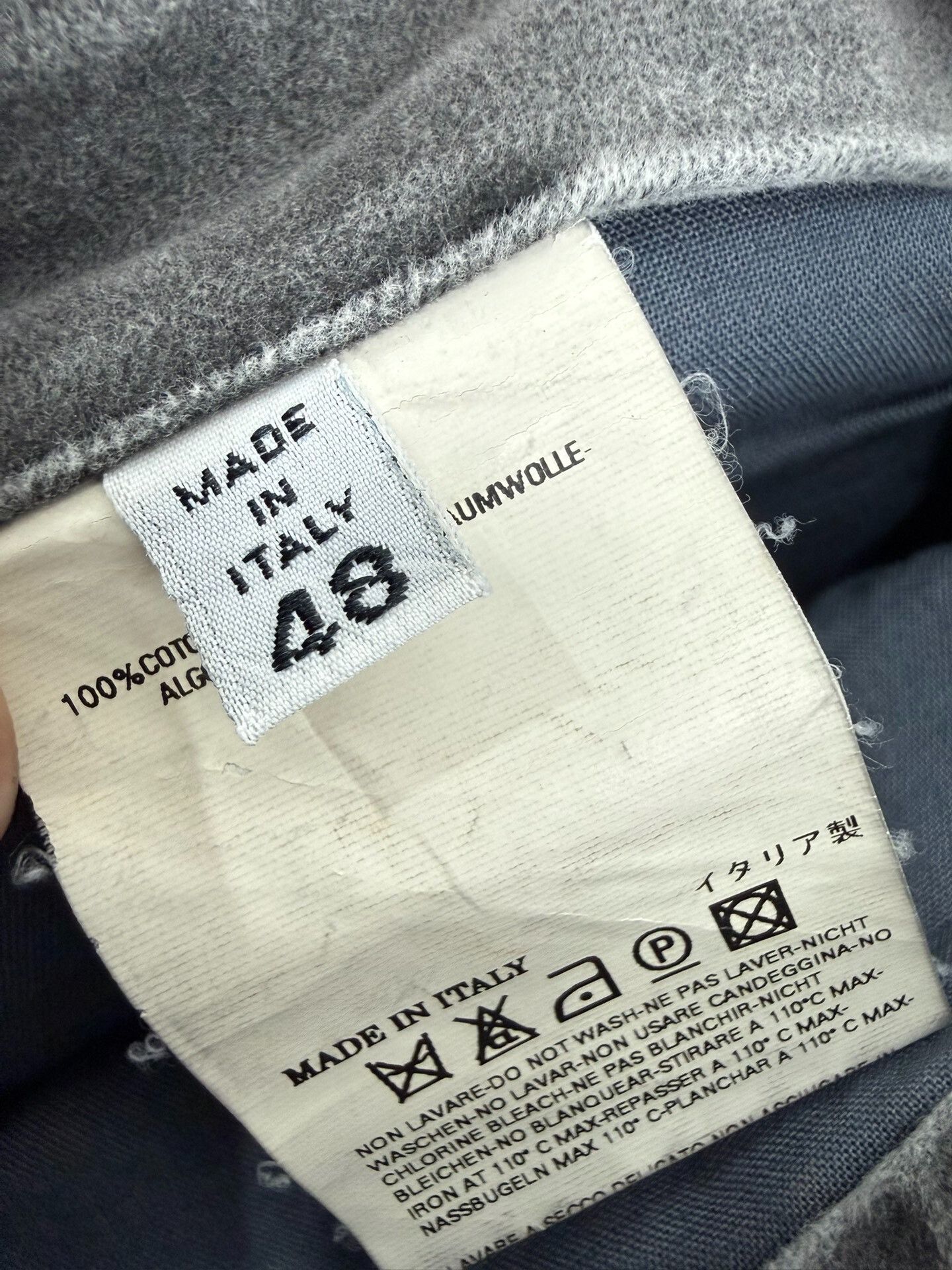 Maison Margiela Maison Margiela 07AW Rivet Moleskin Trousers Size US 31 - 8 Thumbnail