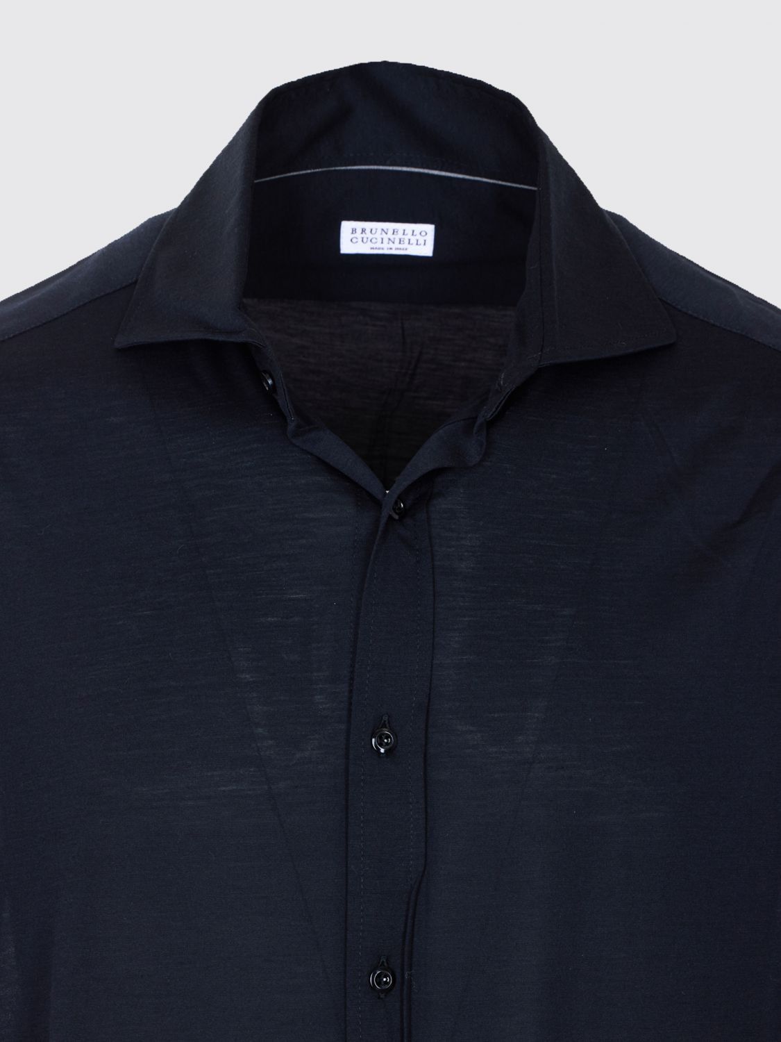Brunello Cucinelli Brunello Cucinelli Shirt Men Black Size US S / EU 44-46 / 1 - 4 Thumbnail