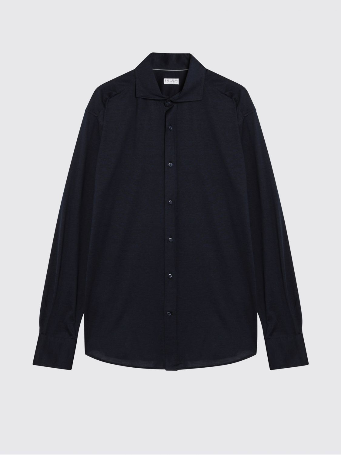 Brunello Cucinelli Brunello Cucinelli Shirt Men Blue Size US XL / EU 56 / 4 - 2 Thumbnail