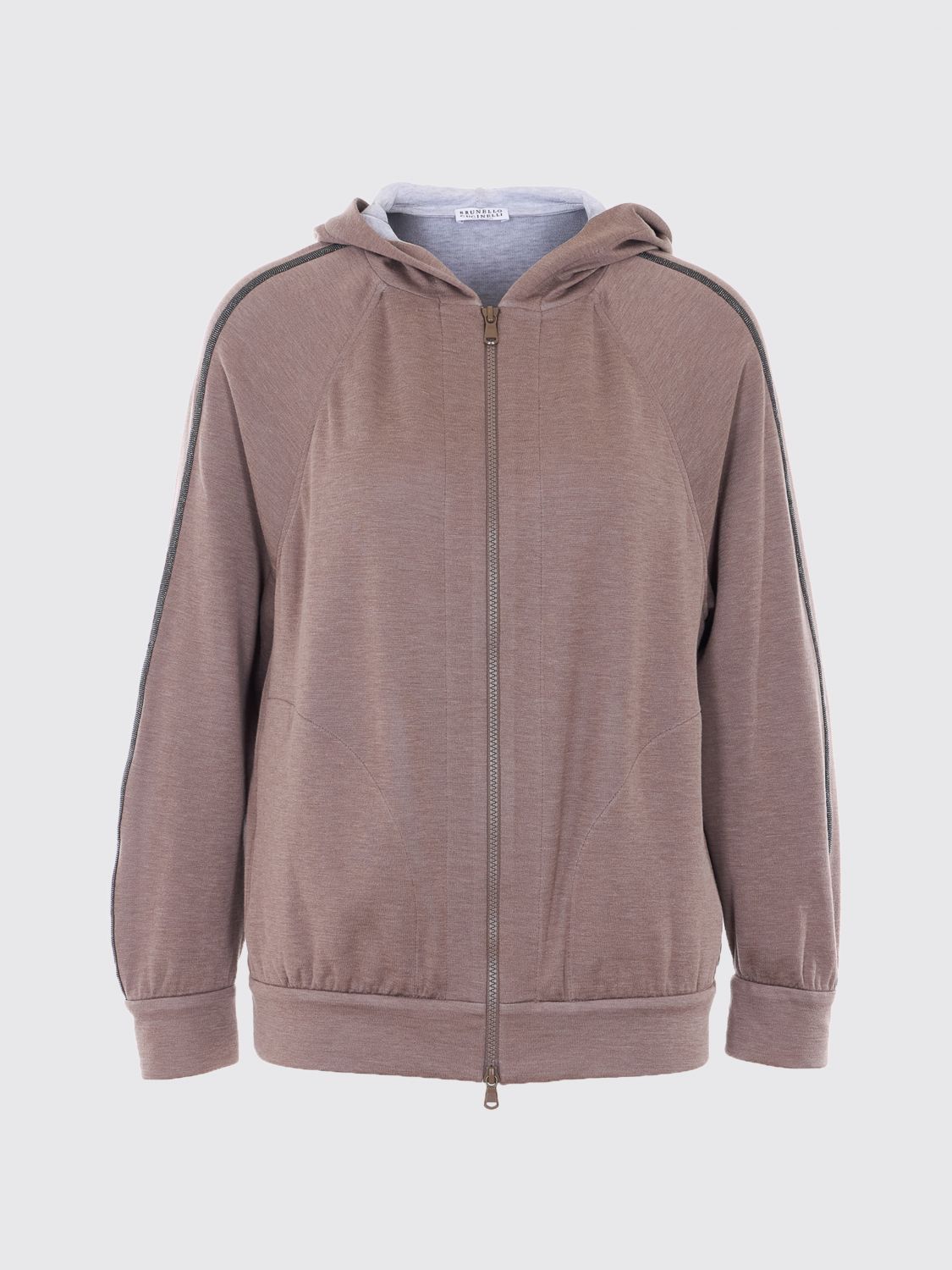Brunello Cucinelli Brunello Cucinelli Sweatshirt Woman Nude Size S / US 4 / IT 40 - 2 Thumbnail