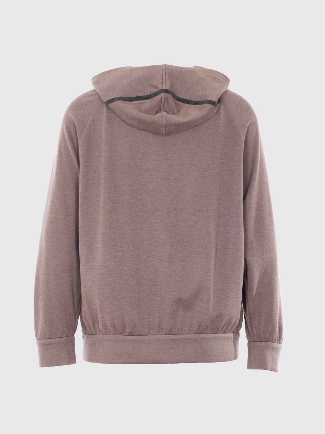 Brunello Cucinelli Brunello Cucinelli Sweatshirt Woman Nude Size XL / US 12-14 / IT 48-50 - 3 Thumbnail