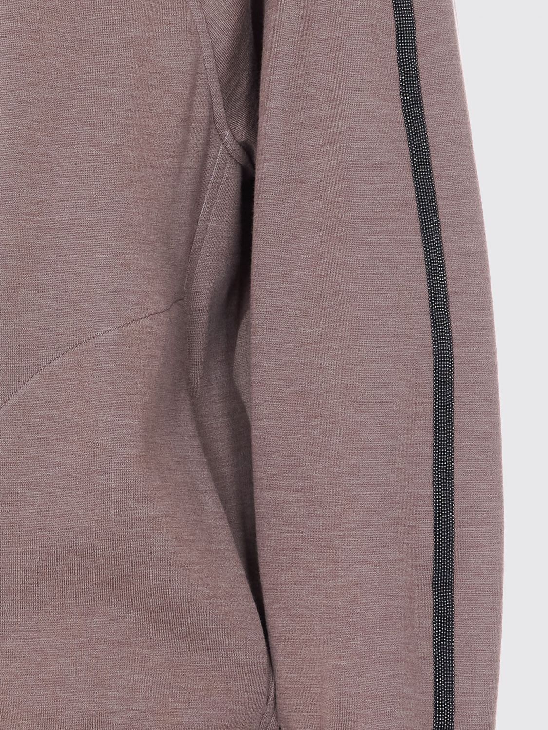 Brunello Cucinelli Brunello Cucinelli Sweatshirt Woman Nude Size XXL / US 16-18 / IT 52-54 - 4 Thumbnail