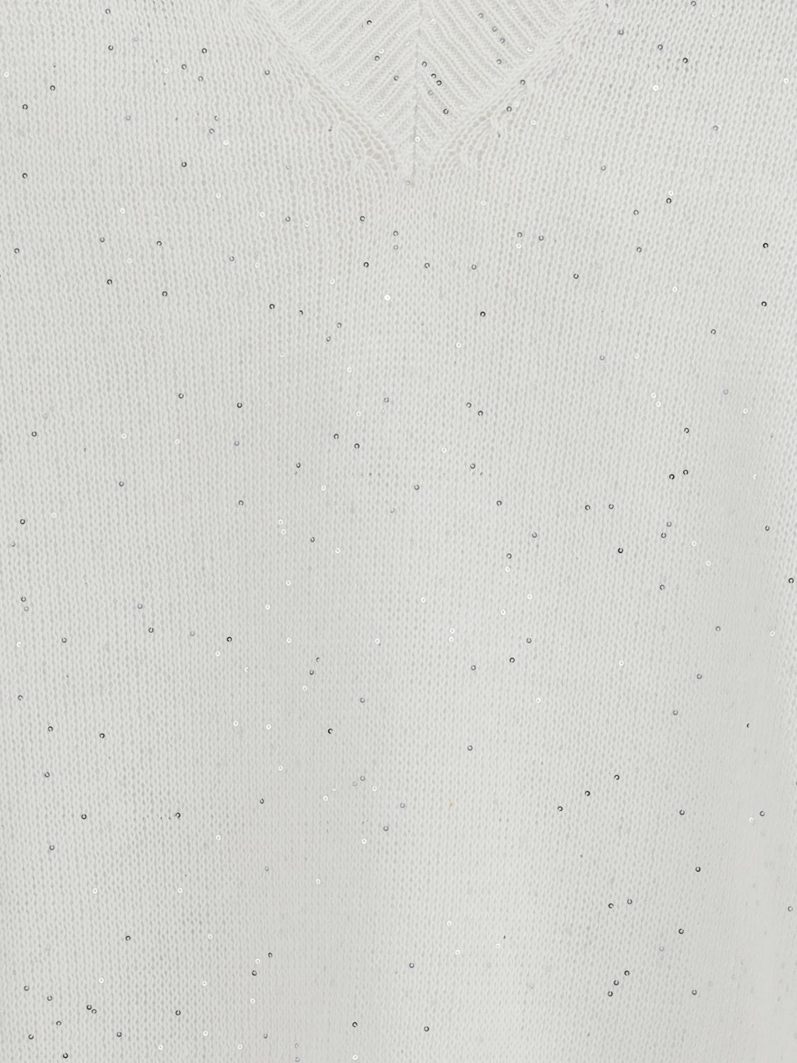 Brunello Cucinelli Brunello Cucinelli Sweater Woman White Size L / US 10 / IT 46 - 4 Thumbnail