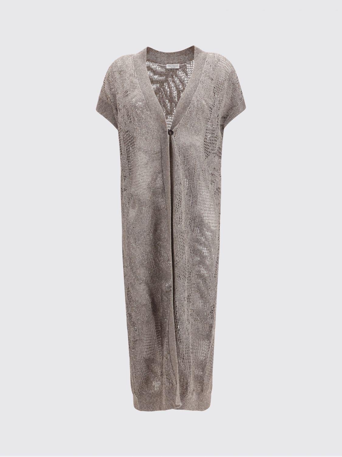 Brunello Cucinelli Brunello Cucinelli Sweater Woman Mud Size S / US 4 / IT 40 - 2 Thumbnail