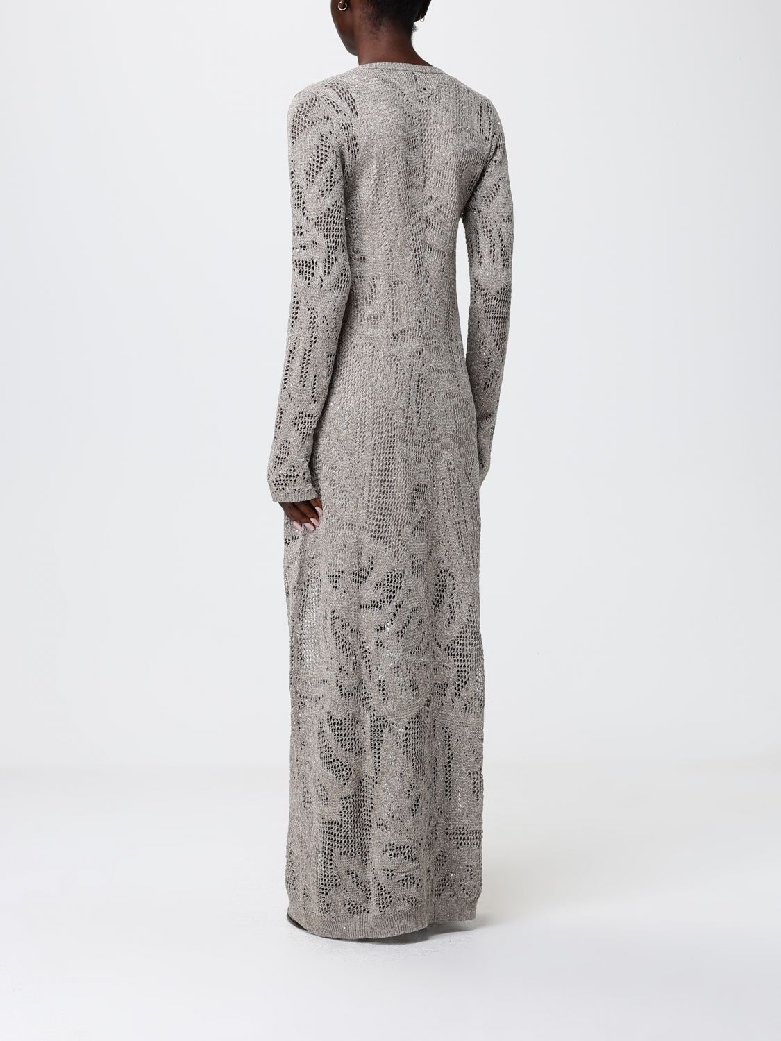 Brunello Cucinelli Brunello Cucinelli Dress Woman Beige Size S / US 4 / IT 40 - 2 Thumbnail