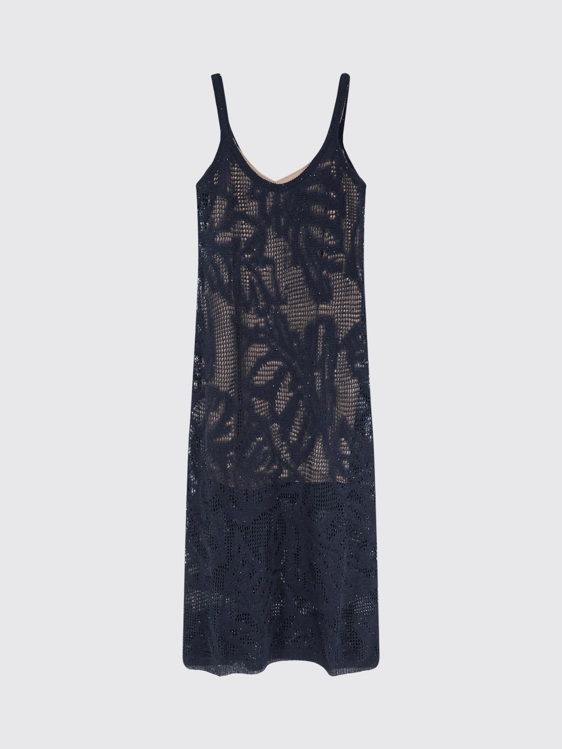 Brunello Cucinelli Brunello Cucinelli Dress Woman Ocean Size M / US 6-8 / IT 42-44 - 2 Thumbnail