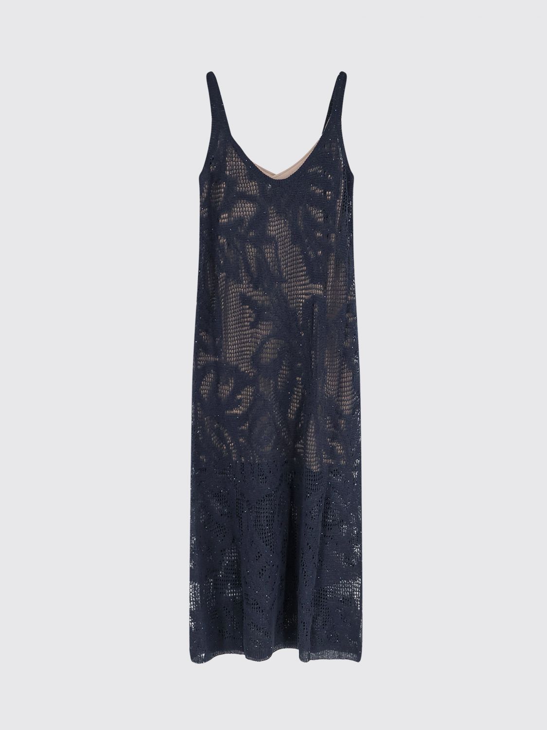 Brunello Cucinelli Brunello Cucinelli Dress Woman Ocean Size M / US 6-8 / IT 42-44 - 3 Thumbnail
