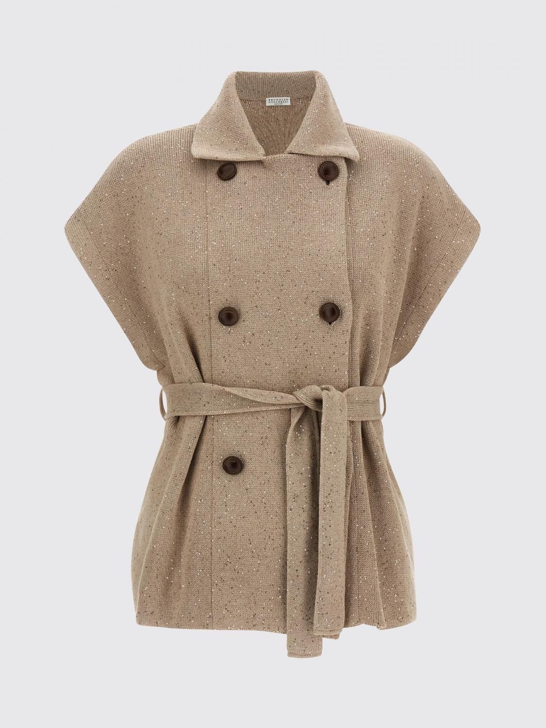 Brunello Cucinelli Brunello Cucinelli Sweater Woman Beige Size XS / US 0-2 / IT 36-38 - 2 Thumbnail