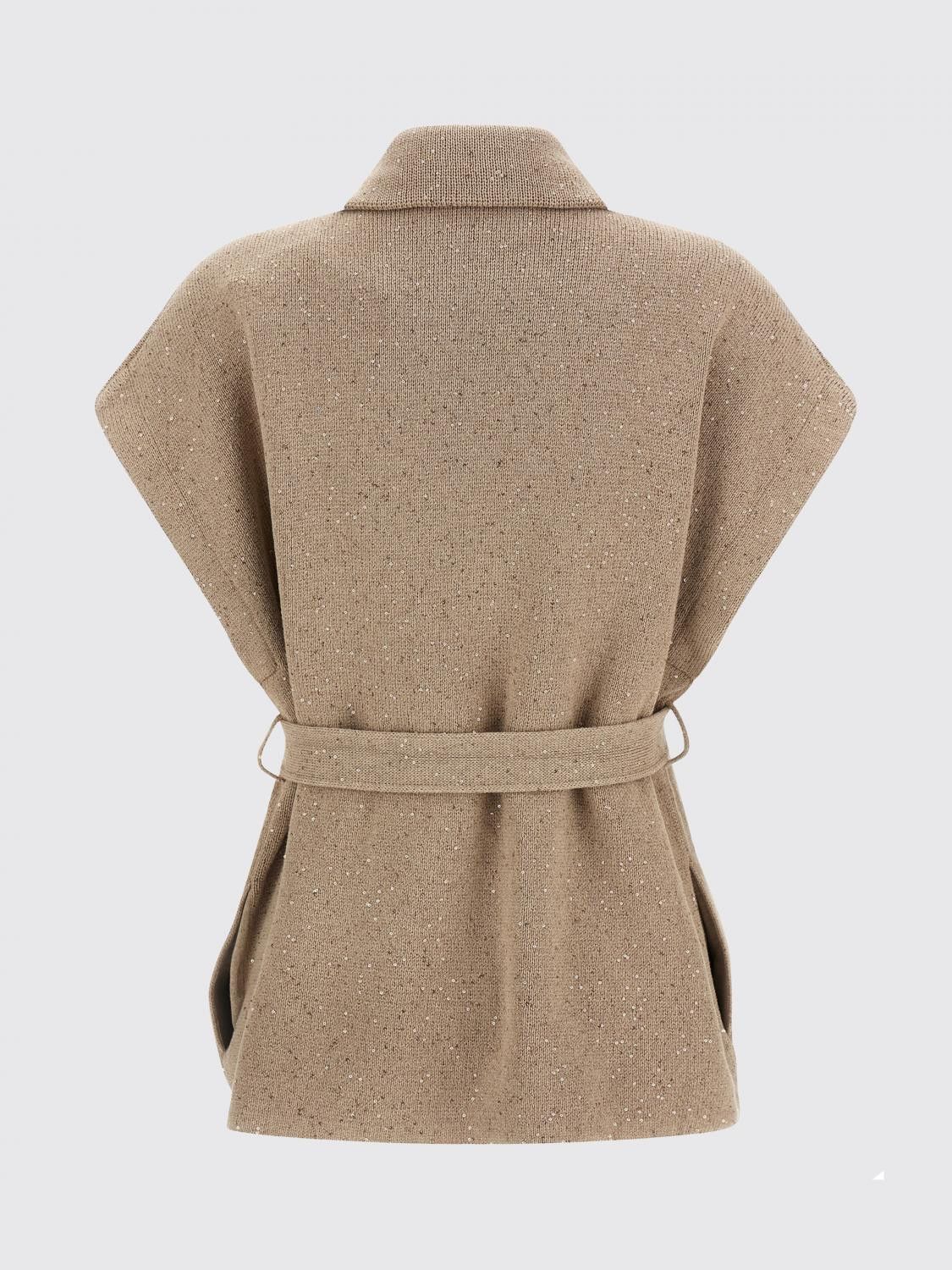 Brunello Cucinelli Brunello Cucinelli Sweater Woman Beige Size XS / US 0-2 / IT 36-38 - 3 Thumbnail