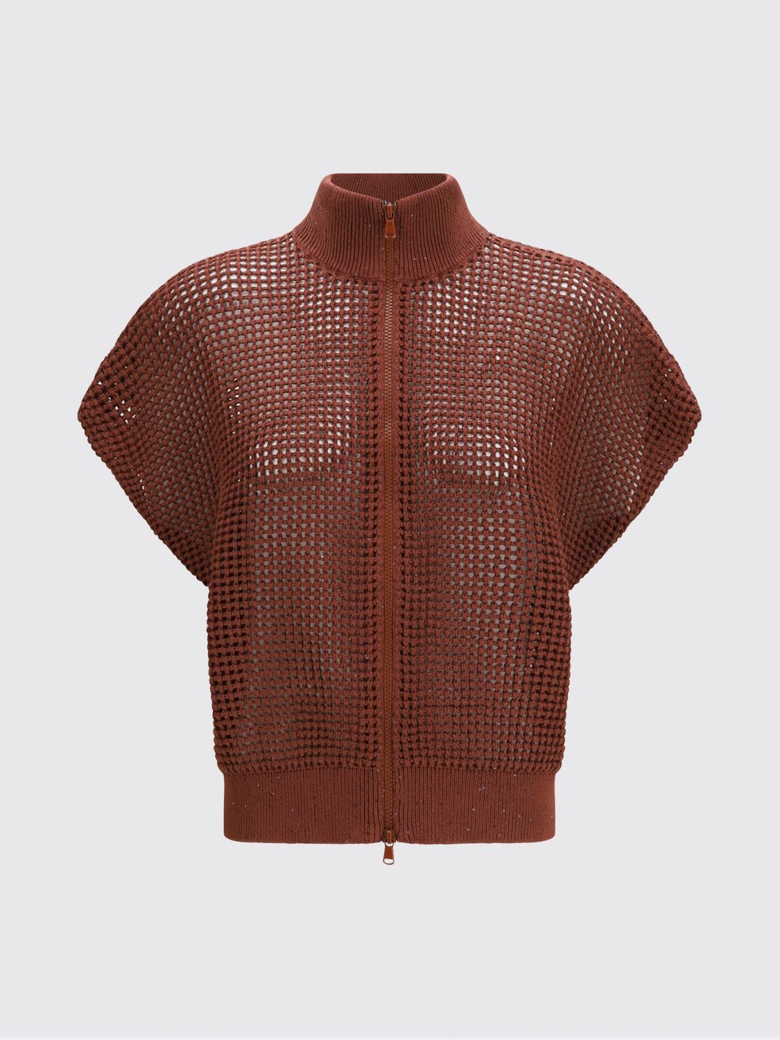 Brunello Cucinelli Brunello Cucinelli Sweater Woman Red Size S / US 4 / IT 40 - 2 Thumbnail