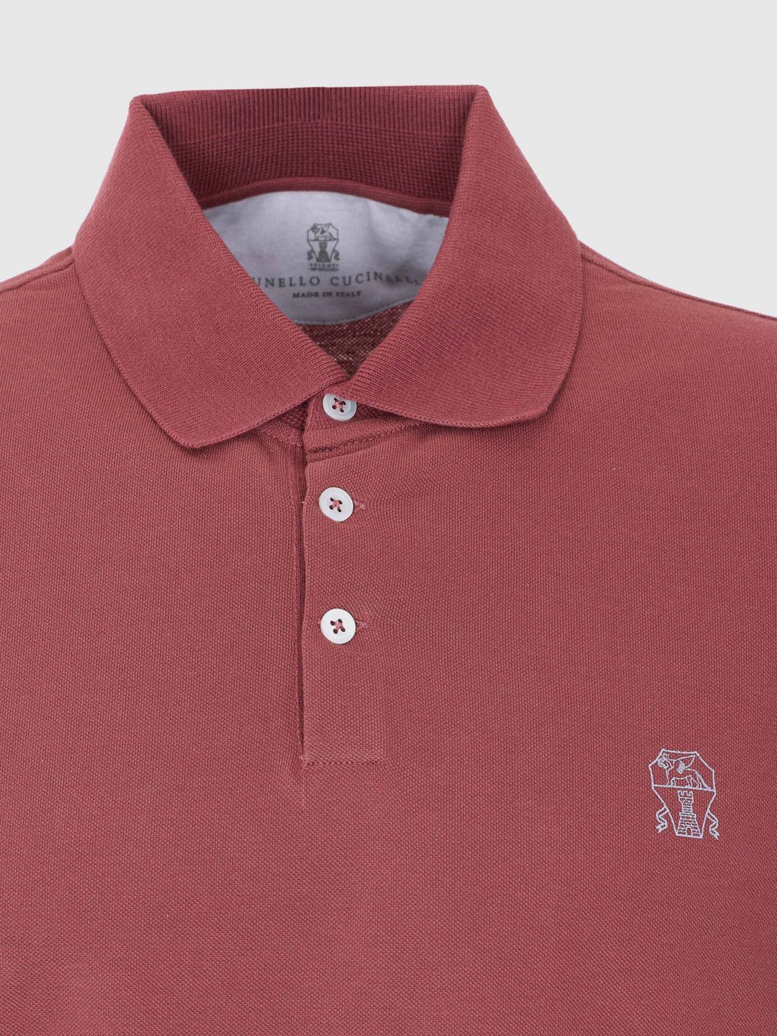 Brunello Cucinelli Brunello Cucinelli Polo Shirt Men Coral Size US S / EU 44-46 / 1 - 4 Thumbnail