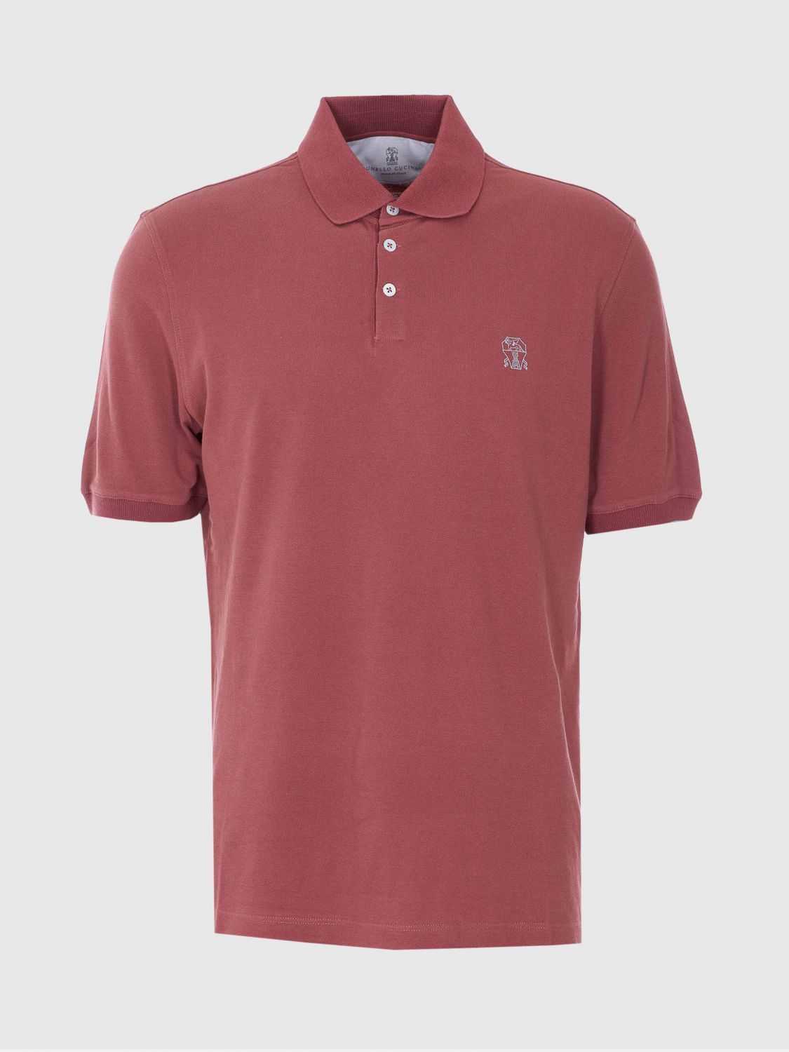 Brunello Cucinelli Brunello Cucinelli Polo Shirt Men Coral Size US S / EU 44-46 / 1 - 2 Thumbnail
