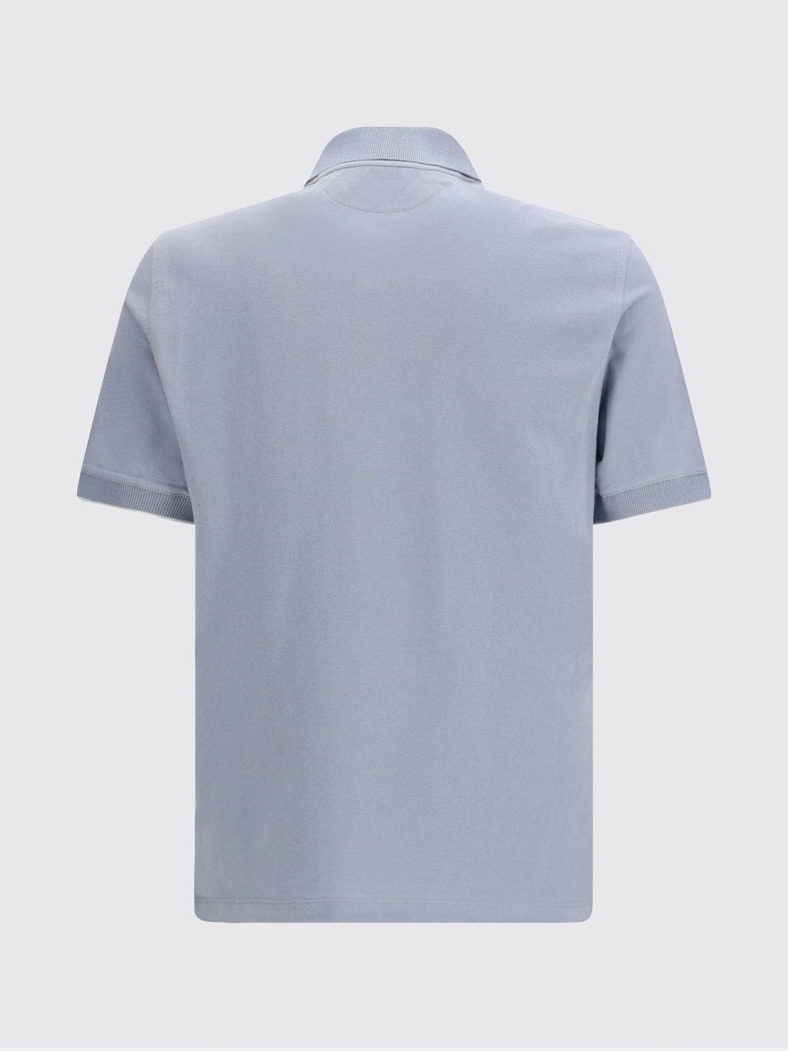 Brunello Cucinelli Brunello Cucinelli Polo Shirt Men Gnawed Blue Size US S / EU 44-46 / 1 - 3 Thumbnail