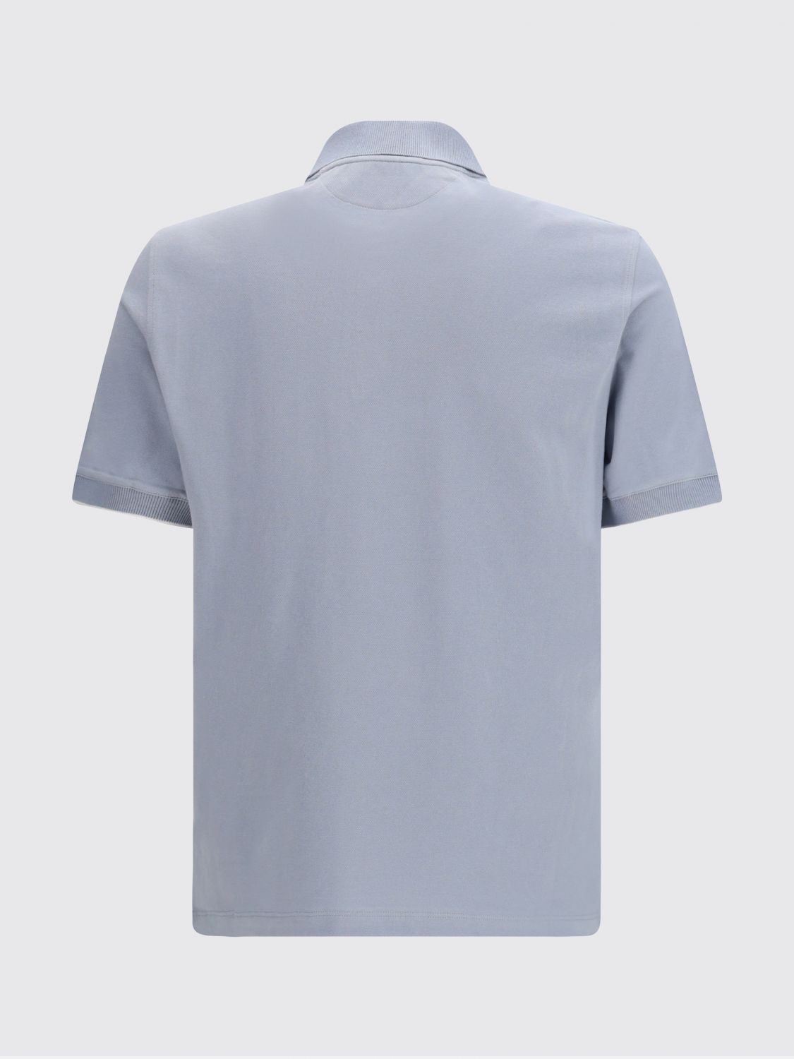 Brunello Cucinelli Brunello Cucinelli Polo Shirt Men Gnawed Blue Size US XXL / EU 58 / 5 - 3 Thumbnail