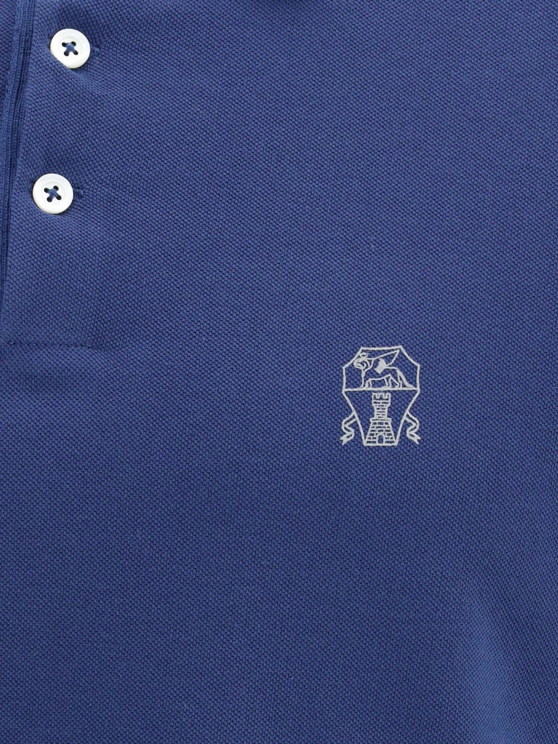 Brunello Cucinelli Brunello Cucinelli Polo Shirt Men Grey Size US M / EU 48-50 / 2 - 4 Thumbnail