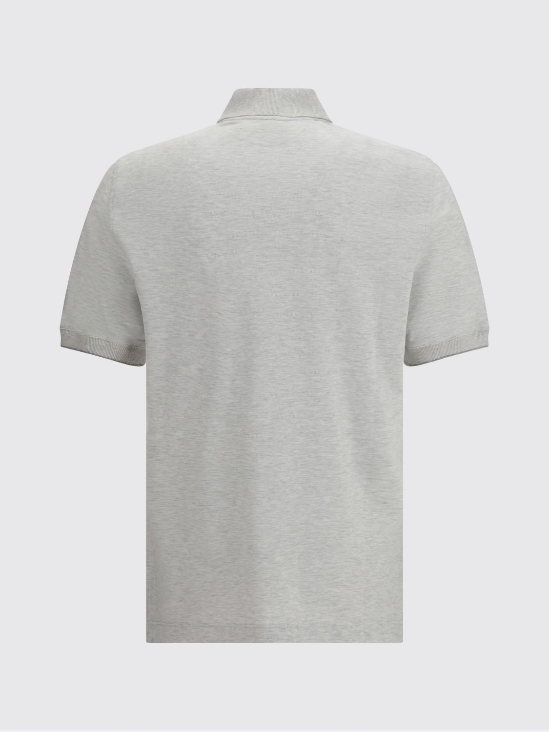 Brunello Cucinelli Brunello Cucinelli Polo Shirt Men Grey 2 Size US S / EU 44-46 / 1 - 3 Thumbnail