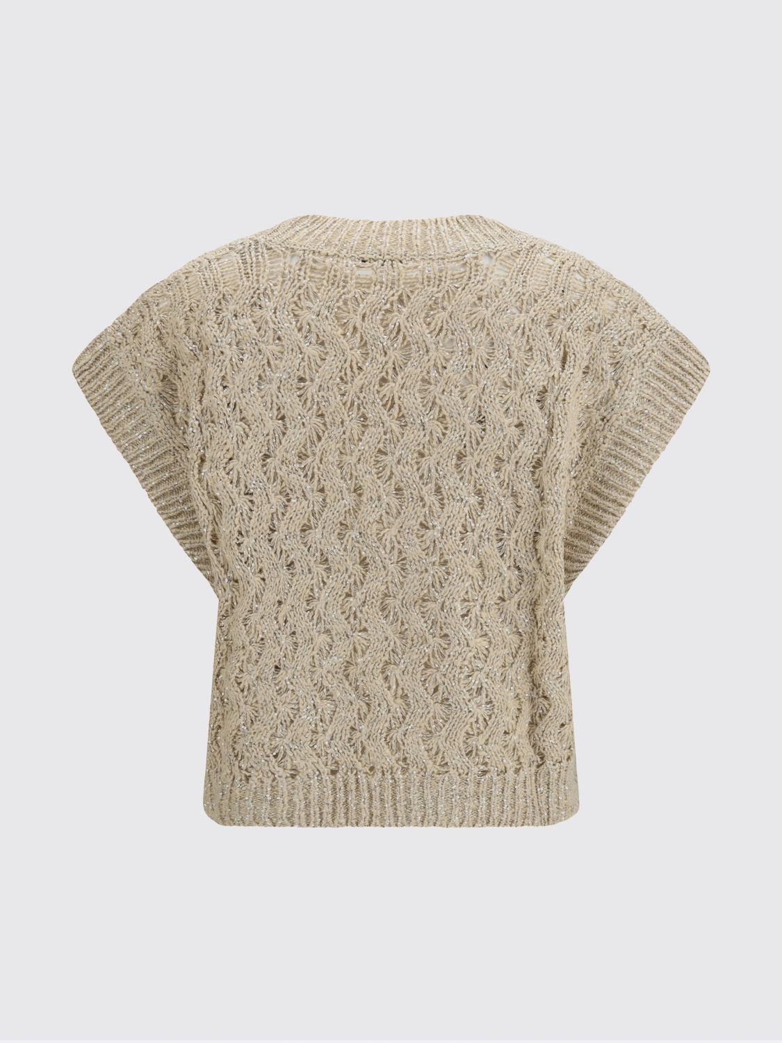 Brunello Cucinelli Brunello Cucinelli Sweater Woman White Size M / US 6-8 / IT 42-44 - 3 Thumbnail