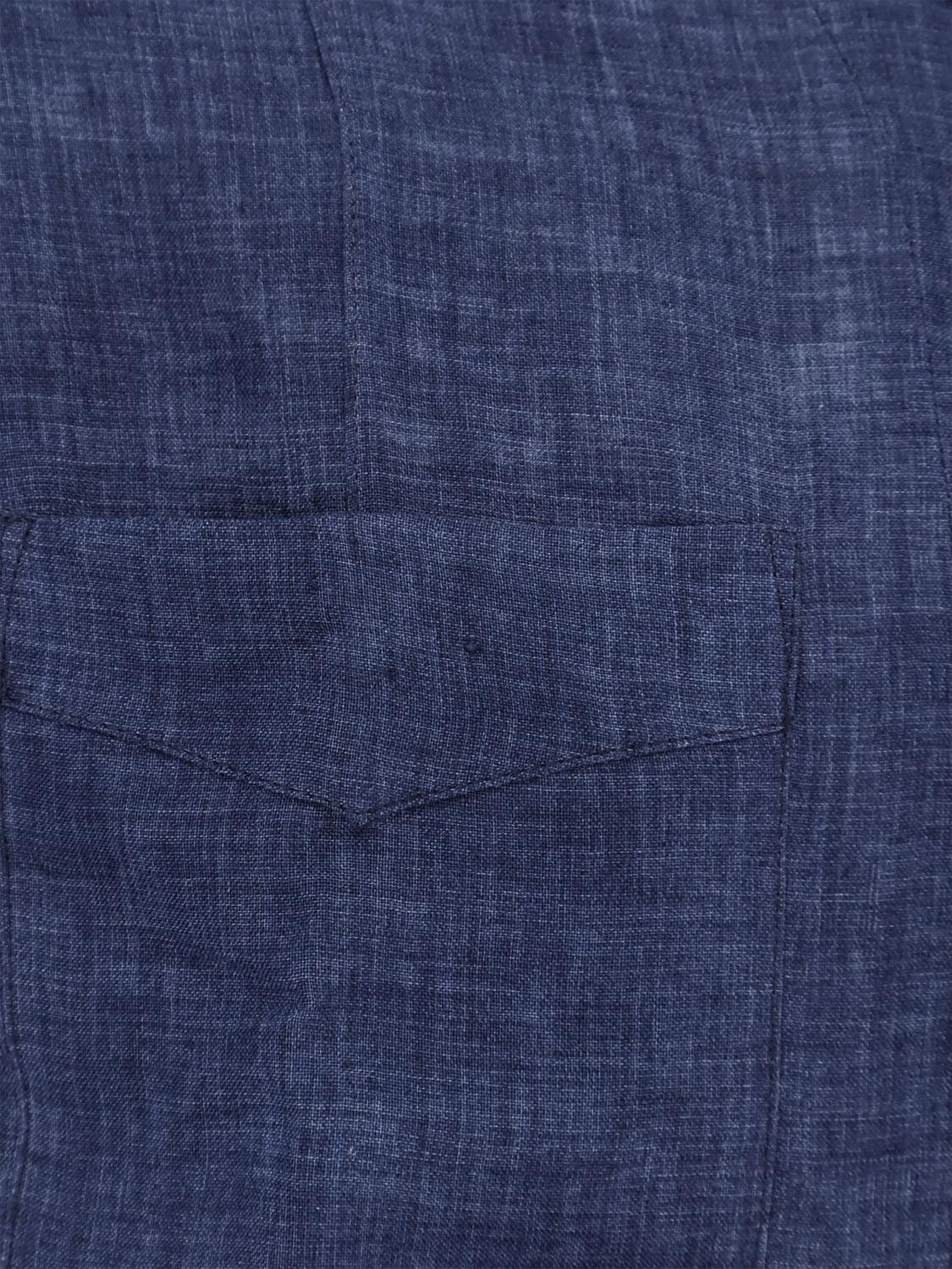 Brunello Cucinelli Brunello Cucinelli Shirt Men Blue Size US XL / EU 56 / 4 - 4 Thumbnail