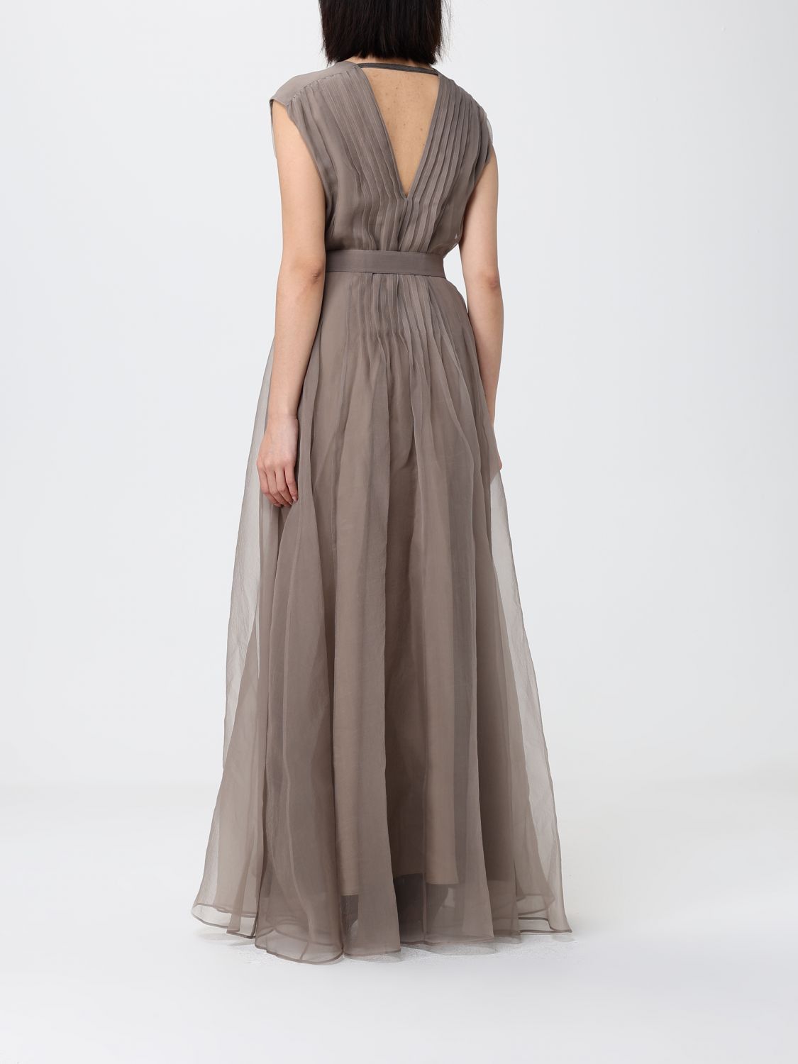 Brunello Cucinelli Brunello Cucinelli Dress Woman Beige Size M / US 6-8 / IT 42-44 - 2 Thumbnail