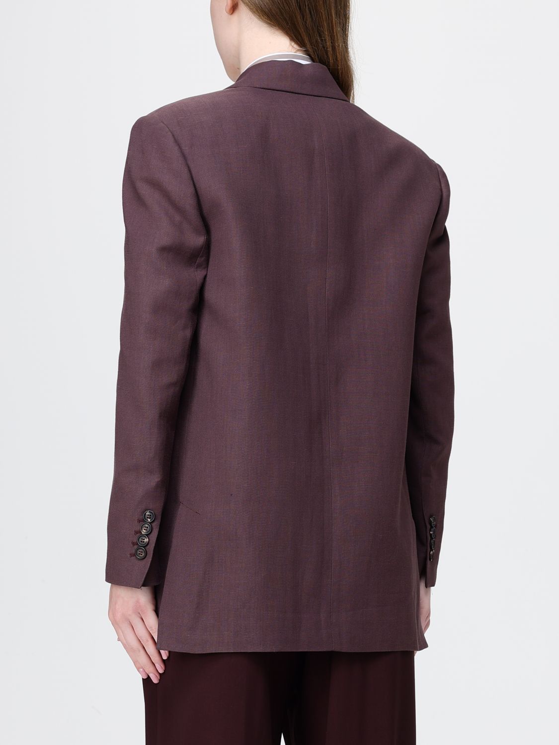 Brunello Cucinelli Brunello Cucinelli Jacket Woman Brown Size M / US 6-8 / IT 42-44 - 3 Thumbnail