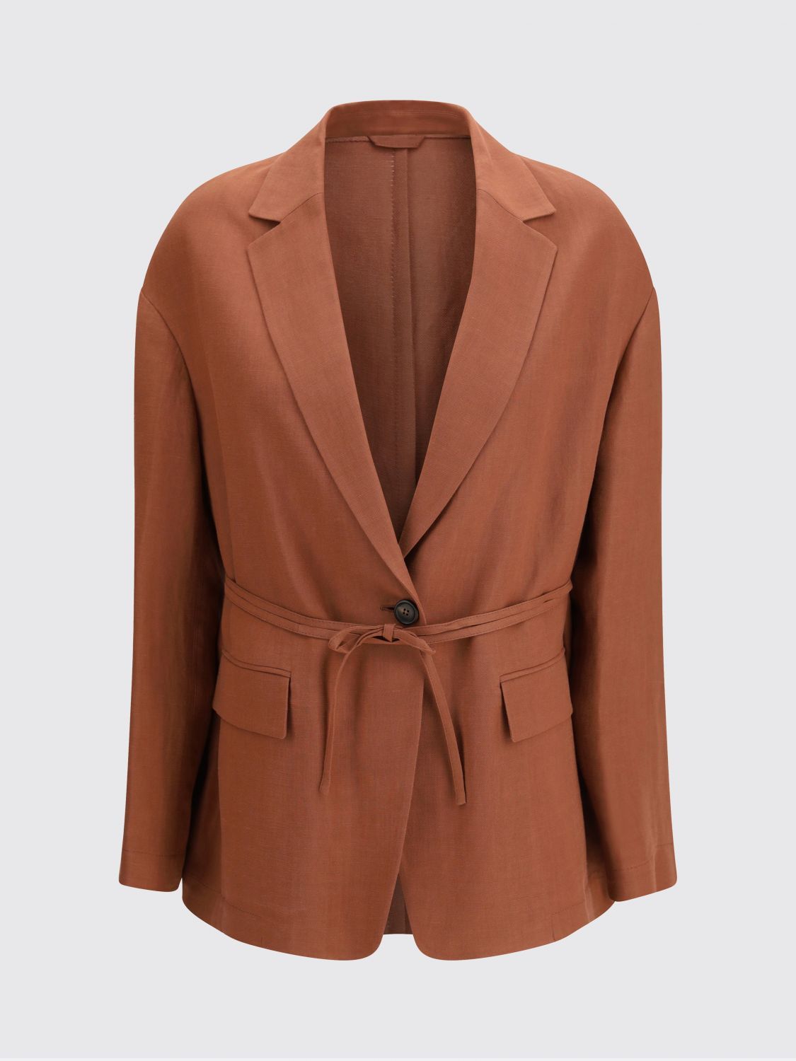 Brunello Cucinelli Brunello Cucinelli Jacket Woman Red Size S / US 4 / IT 40 - 2 Thumbnail