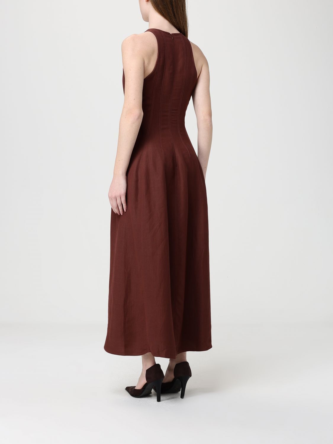 Brunello Cucinelli Brunello Cucinelli Dress Woman Violet Size L / US 10 / IT 46 - 3 Thumbnail