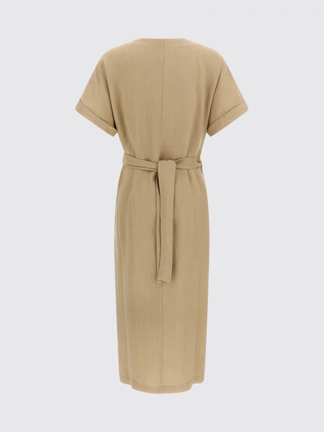 Brunello Cucinelli Brunello Cucinelli Dress Woman Beige Size M / US 6-8 / IT 42-44 - 3 Thumbnail