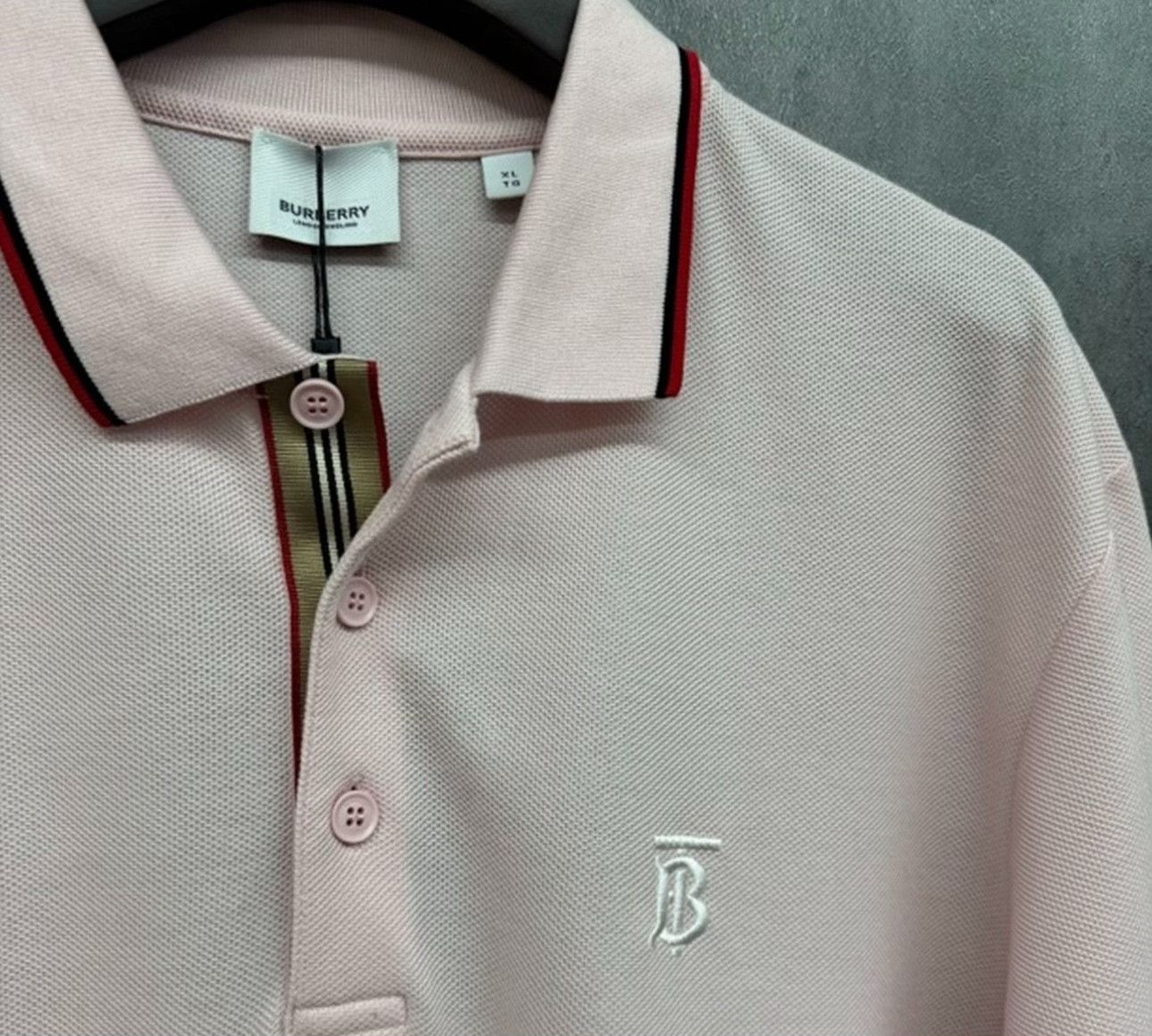 Burberry Burberry TB Logo Monogram Polo Shirt XL Size US XL / EU 56 / 4 - 4 Thumbnail
